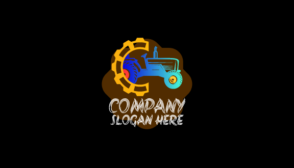 Tarjeta De Presentación De Tractor Nivelador De Suelos