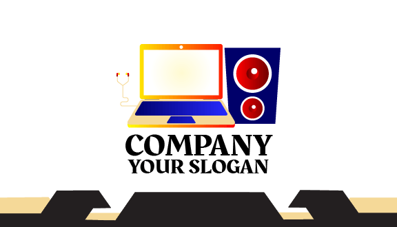 Cartão De Visita De Laptop Com Alto-falante De Som