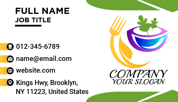 Soup Catering Business Card