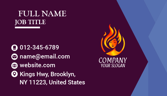 Sparkling Flame Beauty Business Card