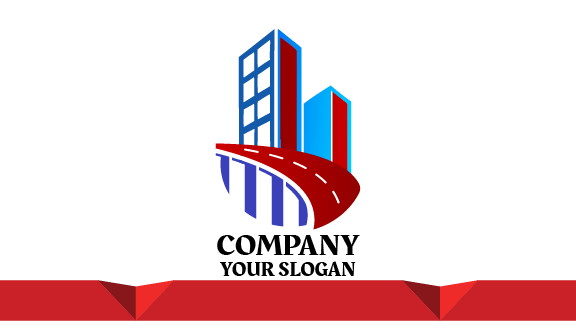 Carte De Visite De Construction De Gratte-ciel Étincelant