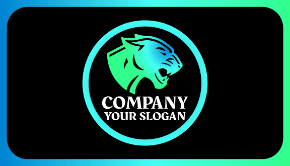 Tarjeta De Visita Brillante Del Tigre