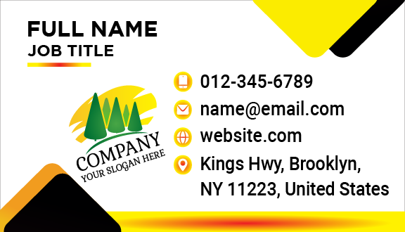 Spectacular Landscaping Business Card