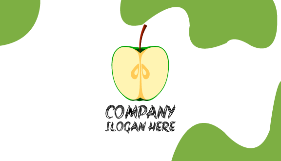 Cartão De Visita Maçã Ácida Partida