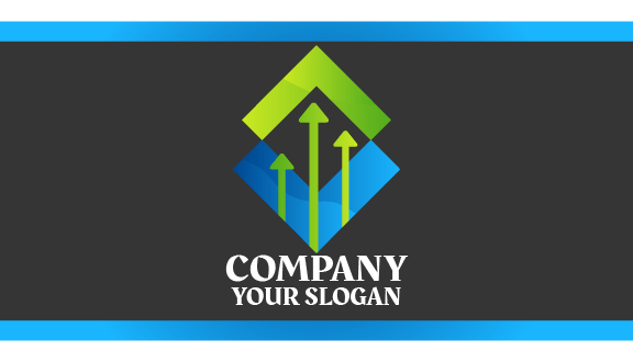 Tarjeta De Presentación De Contador Con Forma Geométrica Cuadrada