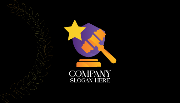 Tarjeta De Presentación De Abogado Estrella