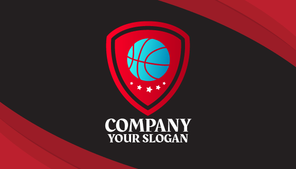 Tarjeta De Presentación De Baloncesto Estrellada