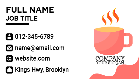 Steaming Wisp Tea Business Card