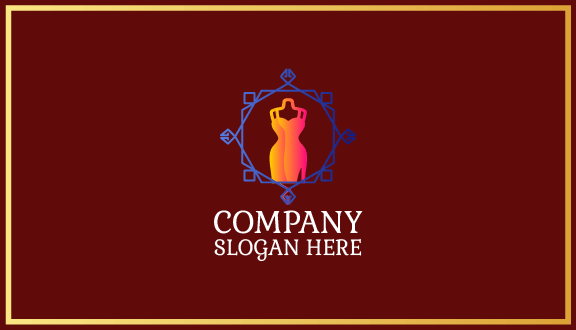 Kartu Nama Butik Gaun Tali