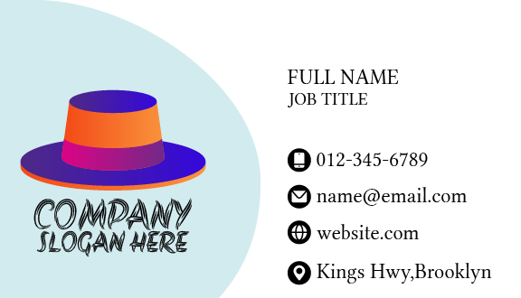 Stunning Hat Business Card