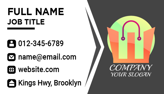 Stylish Purse Retail Business Card