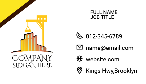 Sunny Pulley Construction Business Card