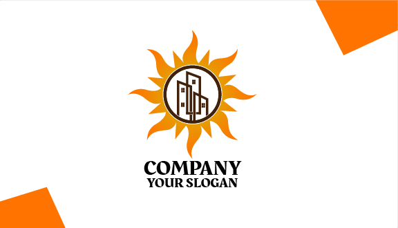 Sonnige Immobilien Visitenkarte