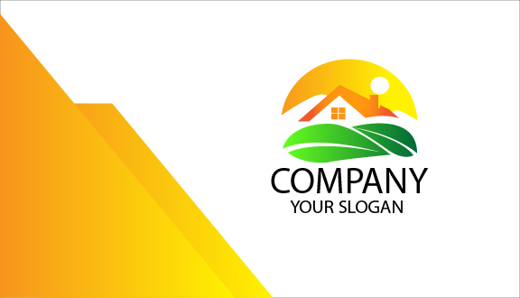 Biglietto Da Visita Per L'architettura Paesaggistica Dell'alba