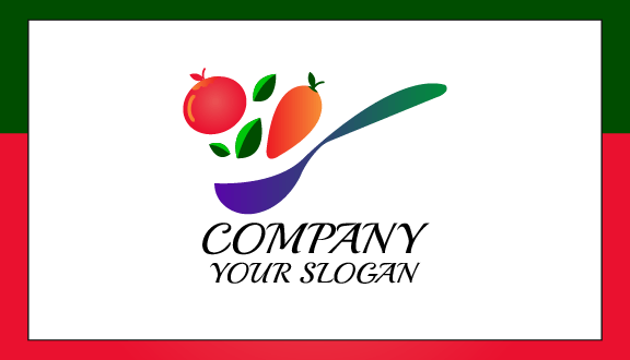 Super Healthy Food Business Card