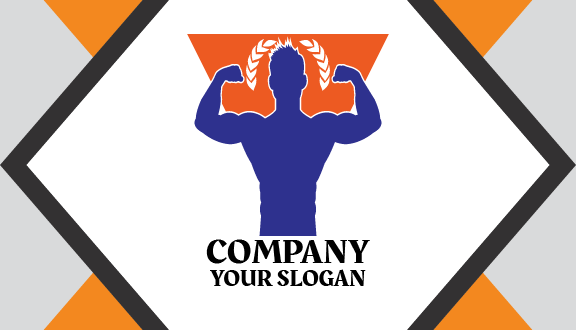 Tarjeta De Presentación De Fitness Sostenible