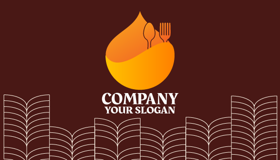 Tableware Pocket Food Business Card