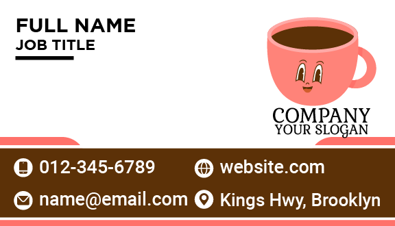 Tea Adorable Mascot Business Card