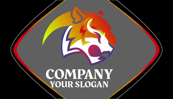 Tarjeta De Visita Del Tigre Tenaz