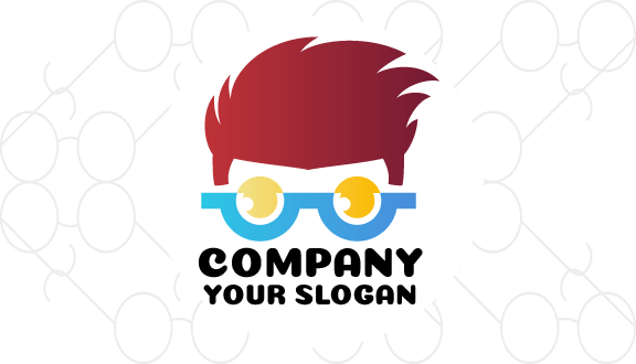 Kartu Nama Kacamata Lensa Tebal