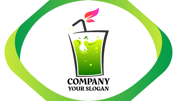 Tarjeta De Presentación De Jugo Para Saciar La Sed