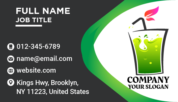 Thirst Quenching Juice Business Card