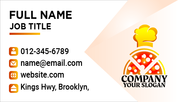 Toque Pizza Business Card