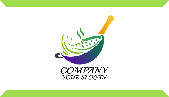 Tossing Food Business Card