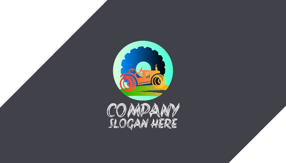 Tarjeta De Presentación De Concesionario De Tractores