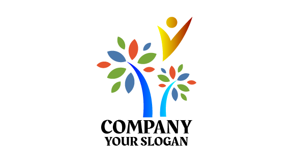 Tarjeta De Presentación Sin Fines De Lucro Con Forma De Árbol