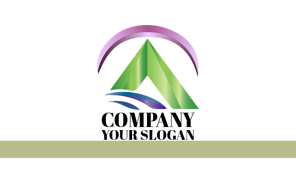 Triangle Abstract Business Card