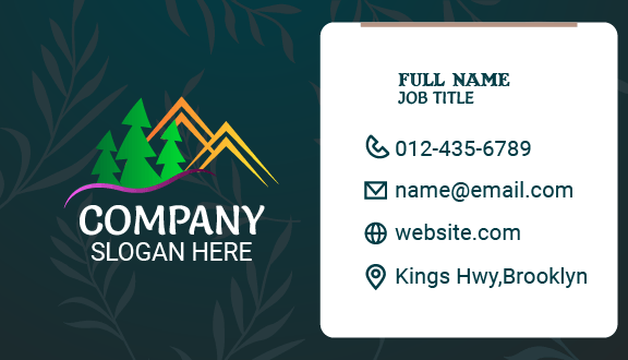 Tropical Tree Business Card