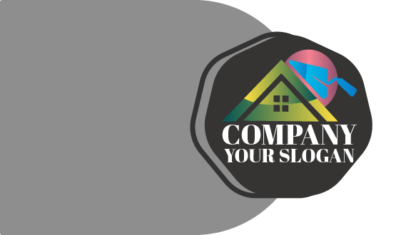 Tarjeta De Presentación De Mejoras Para El Hogar Con Paleta