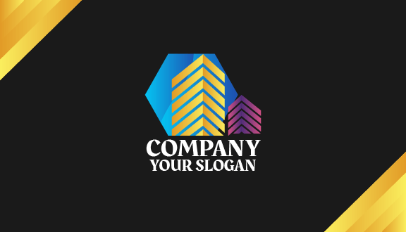 Carte De Visite De Constructeur Aux Couleurs Vives