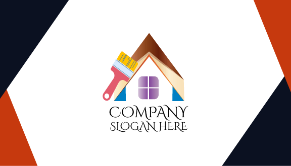 Carte De Visite De Construction De Peinture Murale