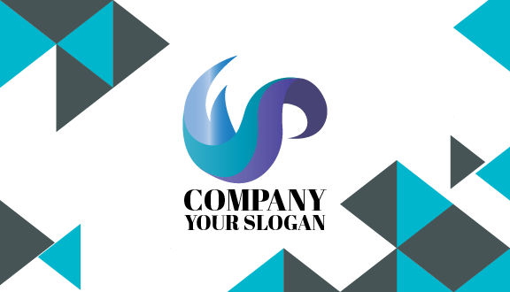 Water Wave Abstract Business Card