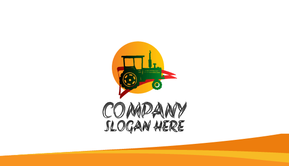 Tarjeta De Presentación De Tractor Bien Construida