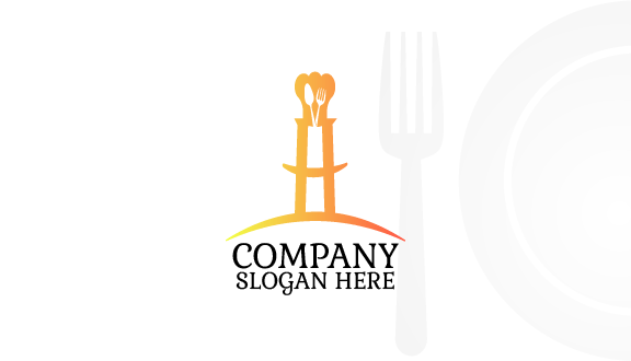 Beyaz Tabak Çanak Restoran Kartviziti