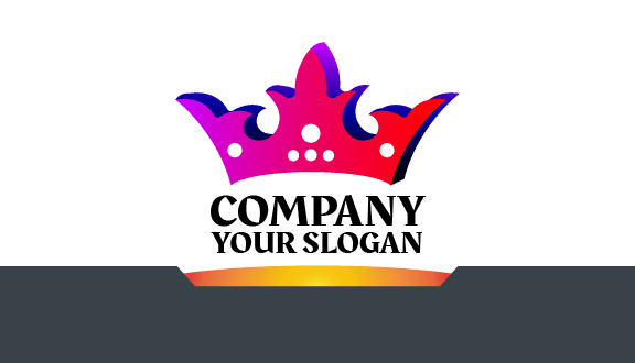 Tarjeta De Presentación Con Corona De Puntos Blancos