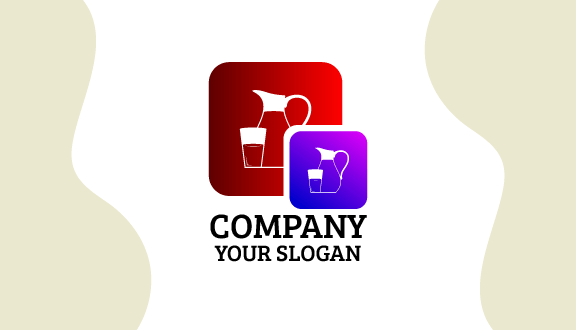 Tarjeta De Presentación De Lechería En Jarra Blanca