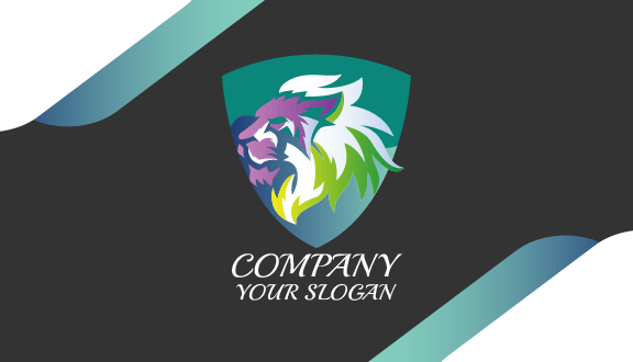 Kartu Nama Singa Bersurai Putih