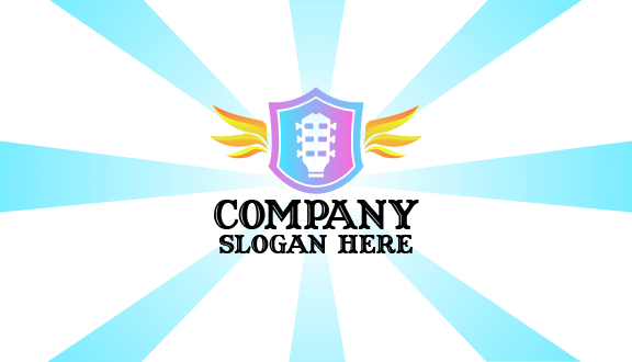 Visitenkarte Mit Weißem Mikrofon