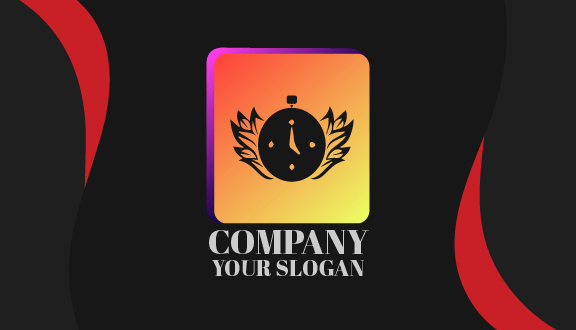 Beyaz Kanatlı Saat Kartviziti