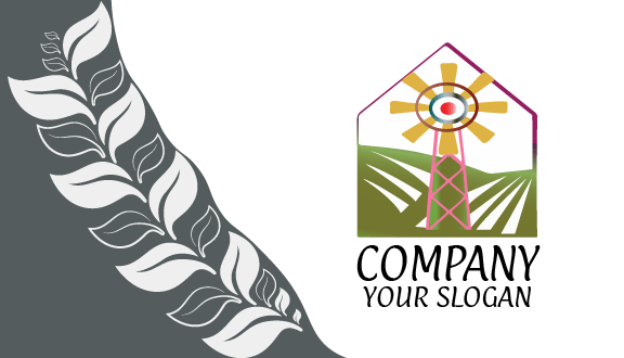 Kartu Nama Pertanian Kincir Angin