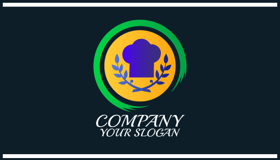 Carte De Visite De Traiteur Avec Couronne