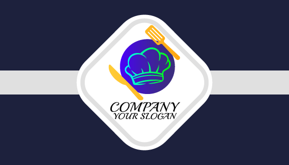 Carte De Visite Traiteur Spatule Jaune