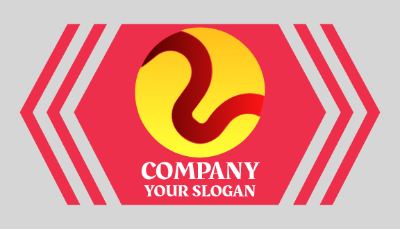 Yellow Sphere Abstract Business Card