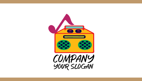 Sarı Stereo Müzik Kartviziti