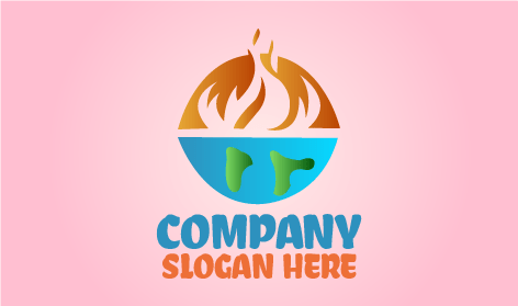 Logo Ramah Lingkungan Abstrak