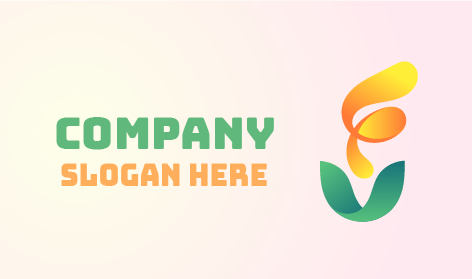Logotipo De Planta De Flor Abstracta